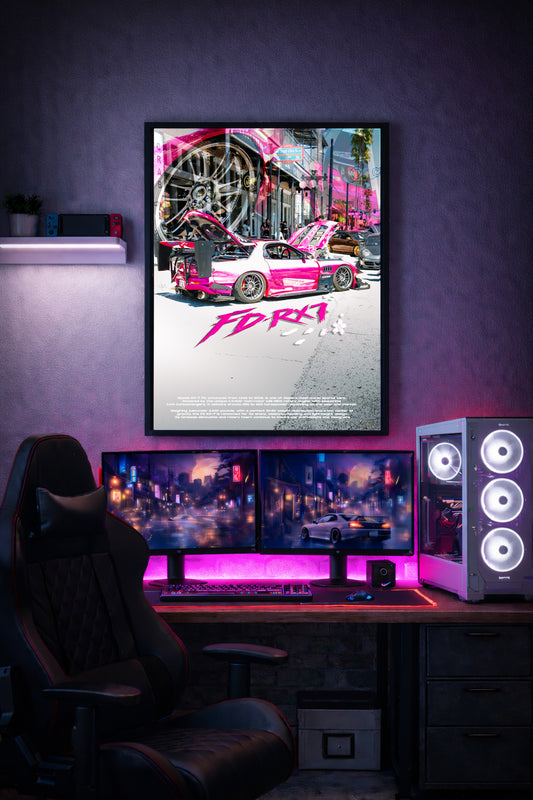 Mazda RX-7 Automotive Poster – 18×24